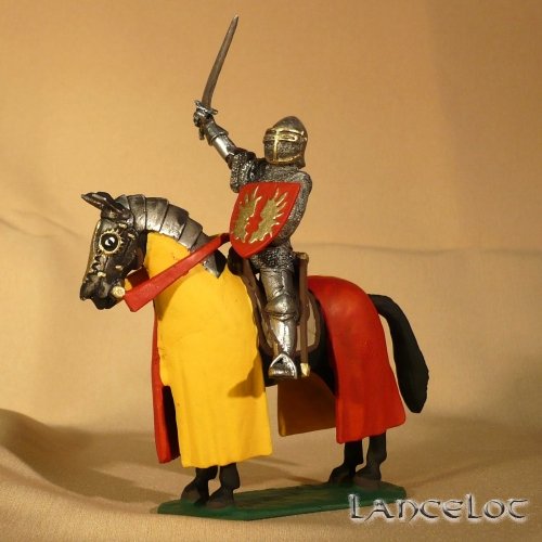SJ-06c Rytier na koni s mečom 15. storočie - Kliknutím na obrázok zatvorte -