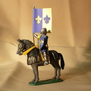 SJ-10a Rytier na koni s vlajkou 15. storočie
