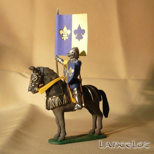 SJ-10a Rytier na koni s vlajkou 15. storočie - Kliknutím na obrázok zatvorte -