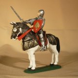 SJ-04a Rytier na koni s mečom 15. storočie