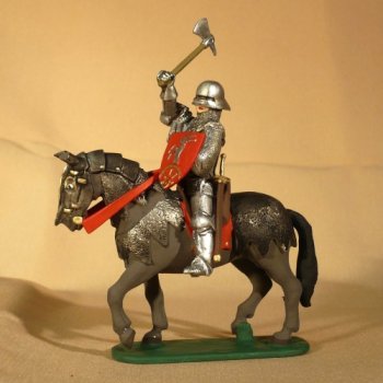 SJ-07b Rytier na koni so sekerou 15. storočie
